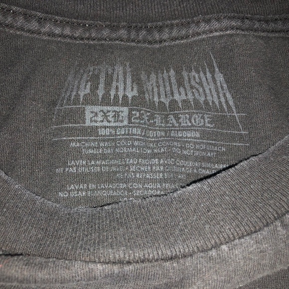 Black Metal mulilsha tee skulls - Picture 5 of 7